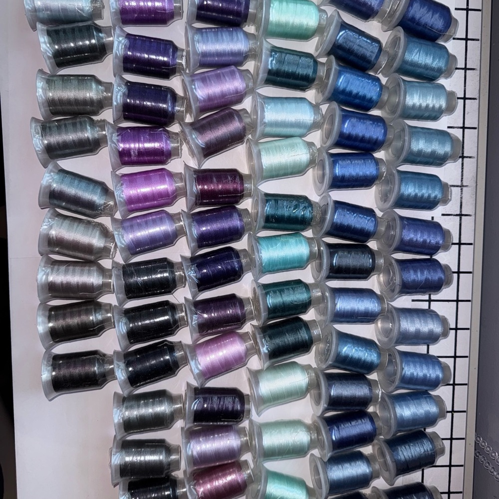 Assorted Color Thread Spools Set
